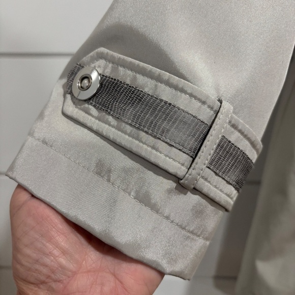 Fennelli London women's silver/grey hooded jacket size 16 - Picture 4 of 16